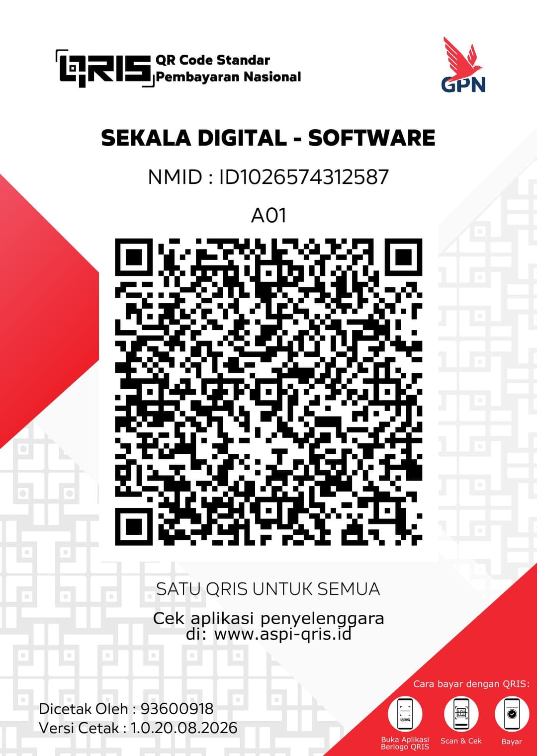 QRIS pembayaran inviteYou