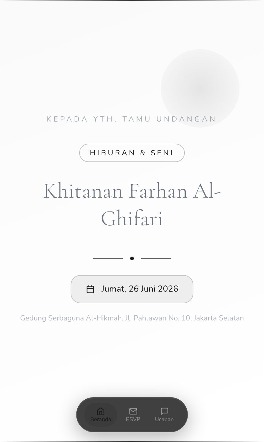 Preview undangan Pameran Seni