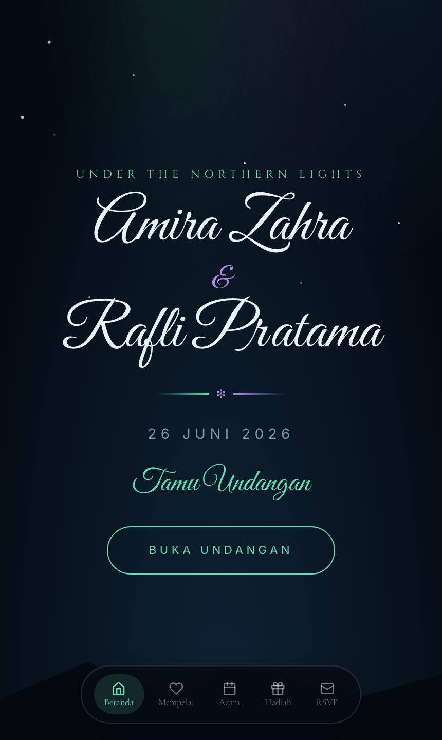 Preview undangan Aurora