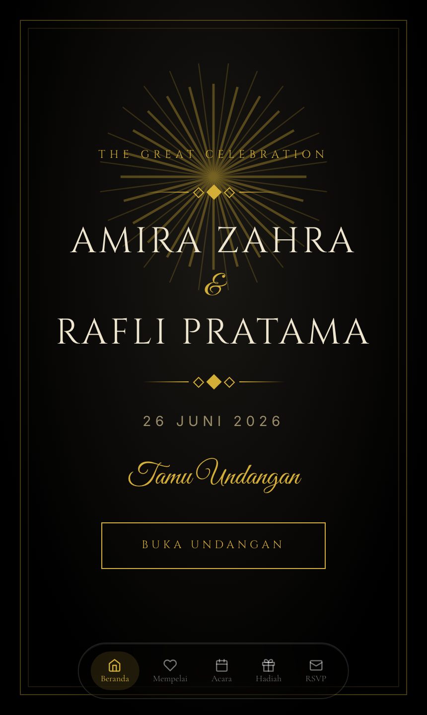 Preview undangan Gatsby