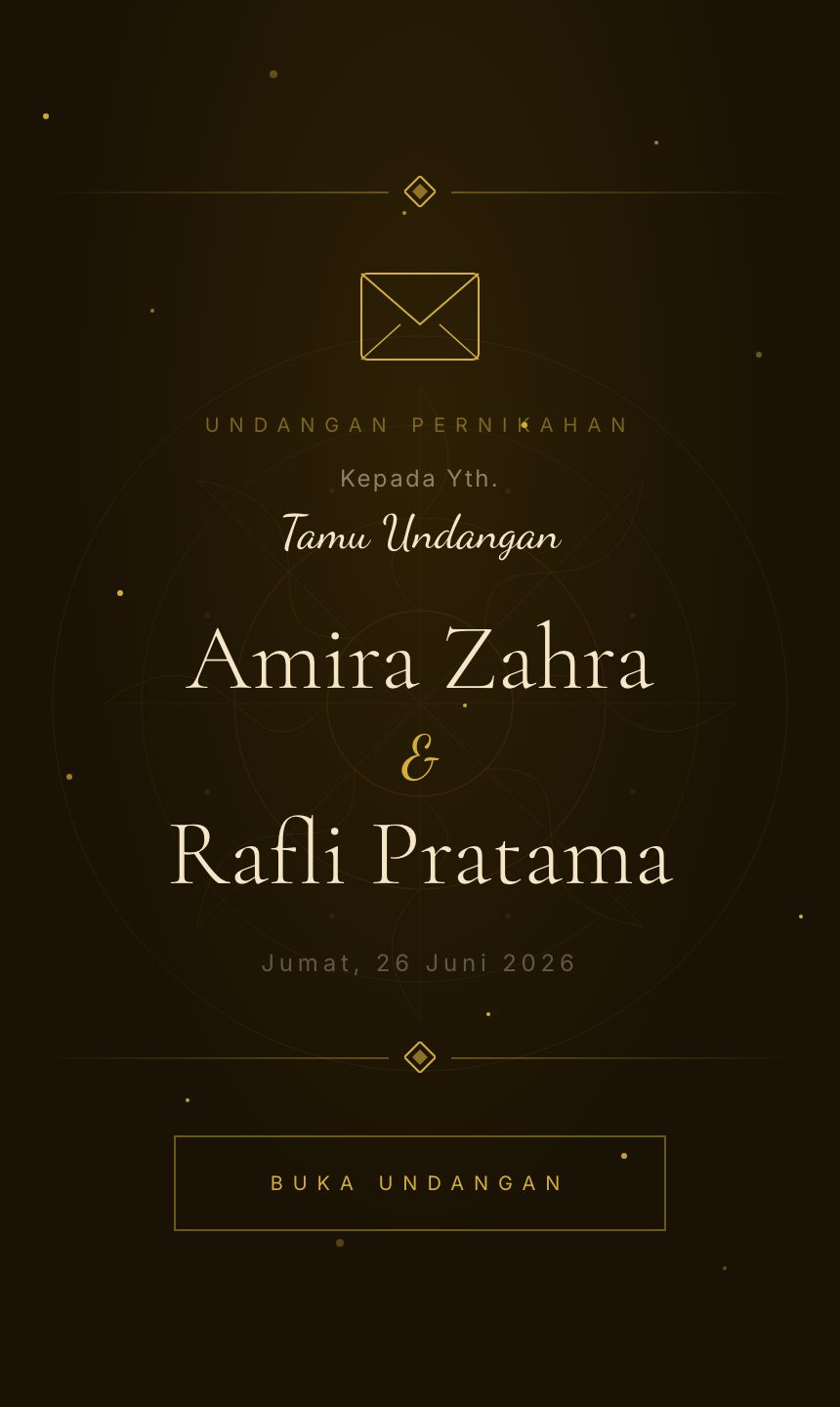 Preview undangan Gold
