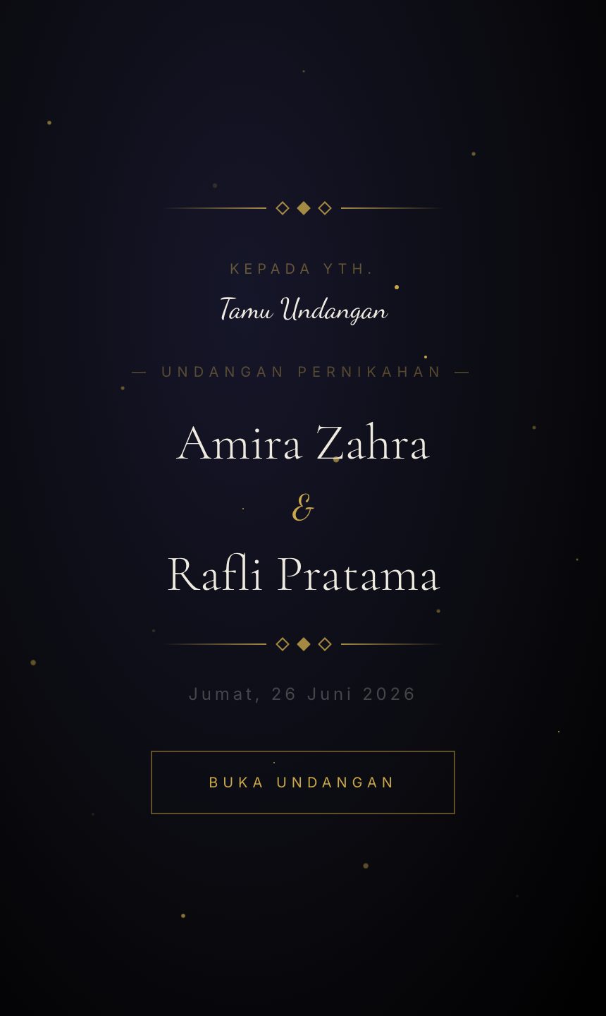 Preview undangan Intimate