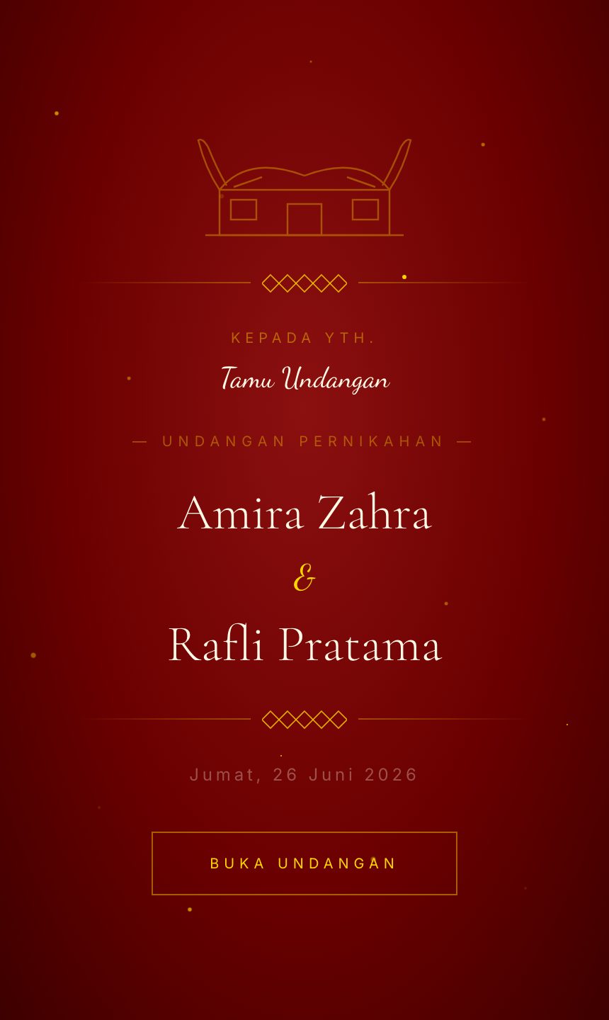 Preview undangan Minang Songket