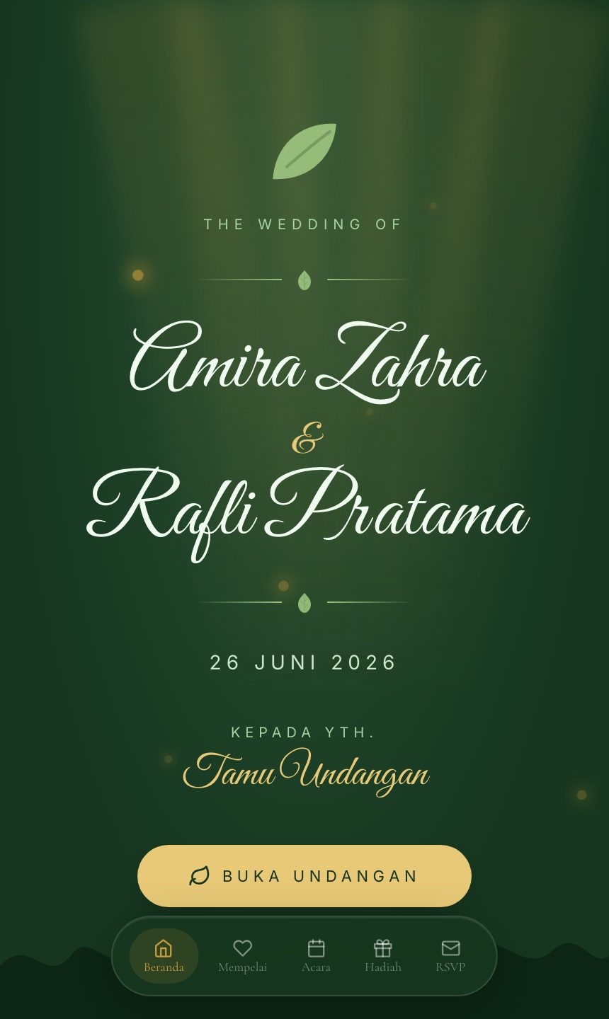 Preview undangan Rimba