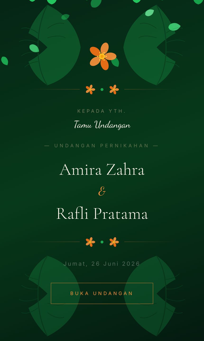 Preview undangan Tropis Bahari