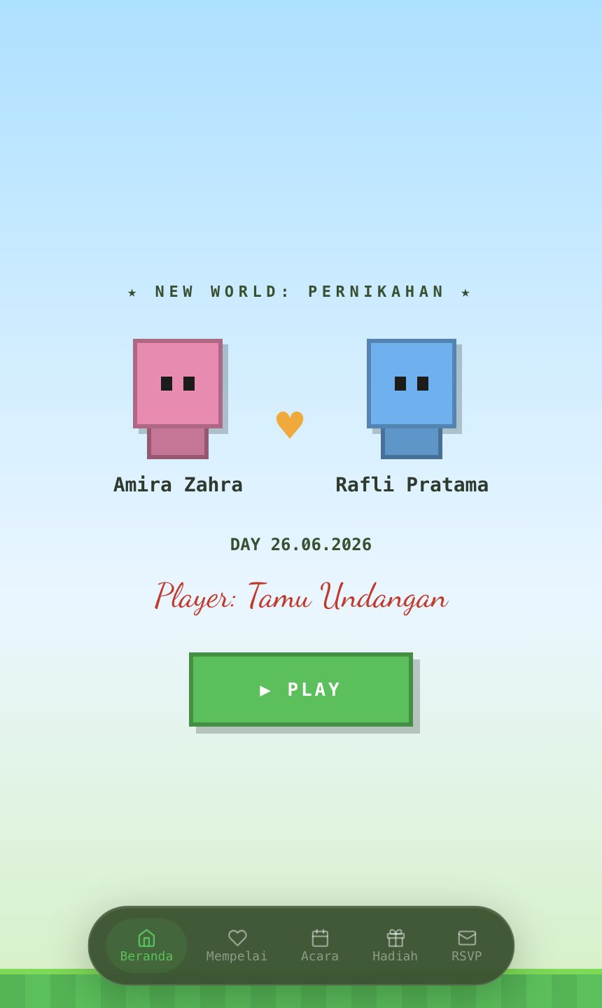 Preview undangan Voxel